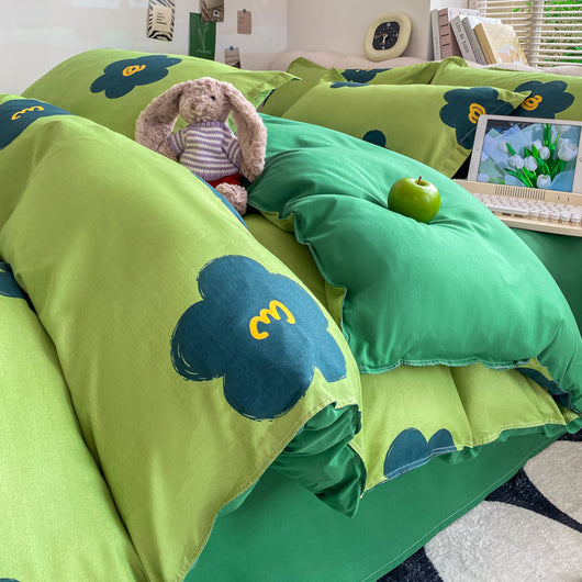 Funda Nórdica de Algodón Lavado para Cama de Estudiante - Image 14