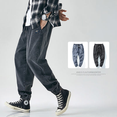 Pantalones Cargo Deportivos Holgados Estilo Coreano para Hombre