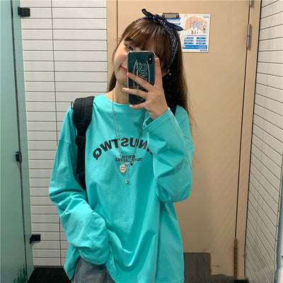 Playera de Manga Larga Coreana para Mujer - Prenda Base Versátil - Image 6