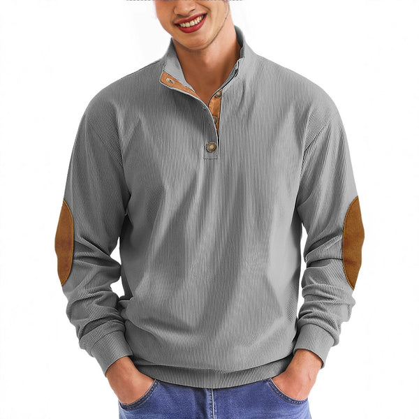 Suéter Casual de Cuello Alto para Hombre - Otoño e Invierno