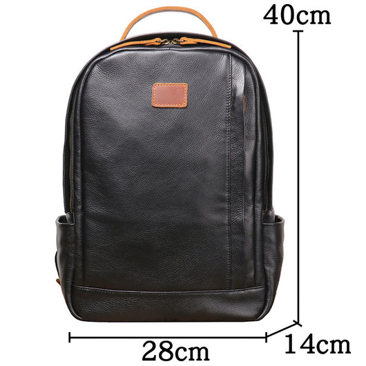 Mochila de Viaje Premium en Cuero Genuino Top Grain para Hombre - Image 9