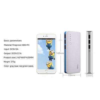 Batería Externa de Gran Capacidad con Linterna LED para Celulares - Image 3