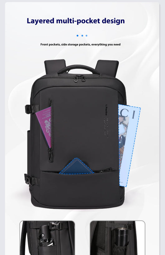Mochila de Gran Capacidad para Hombre - Viajes y Commuting - Image 5