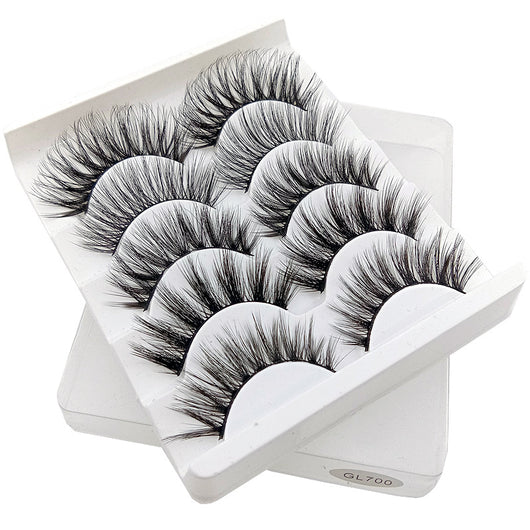 Pestañas Postizas 3D - Pack de 5 Pares Naturales y Suaves - Image 2