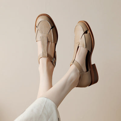 Sandalias Retro Mujer con Diseño Hueco - Comodidad Vintage - Image 7
