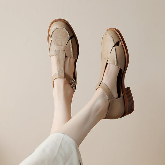 Sandalias Retro Mujer con Diseño Hueco - Comodidad Vintage - Image 7