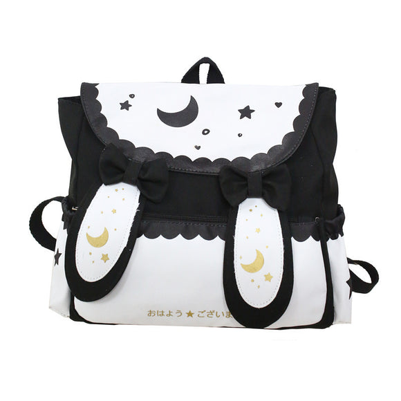 Bolsa Crossbody de Nylon para Mujer Diseño Conejo Dulce - Perfecta para Verano