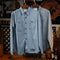 Camisa Casual Retro Slim Fit con Bolsillos para Hombre