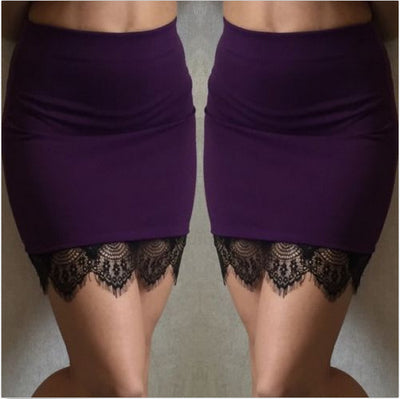 Falda Elegante de Encaje con Cierre Rápido - Image 3
