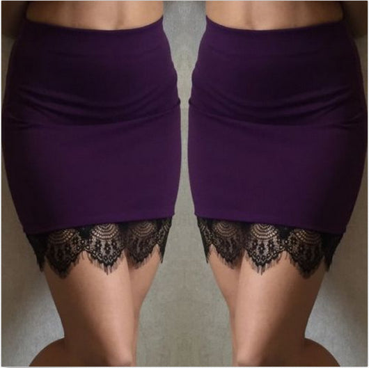 Falda Elegante de Encaje con Cierre Rápido - Image 3