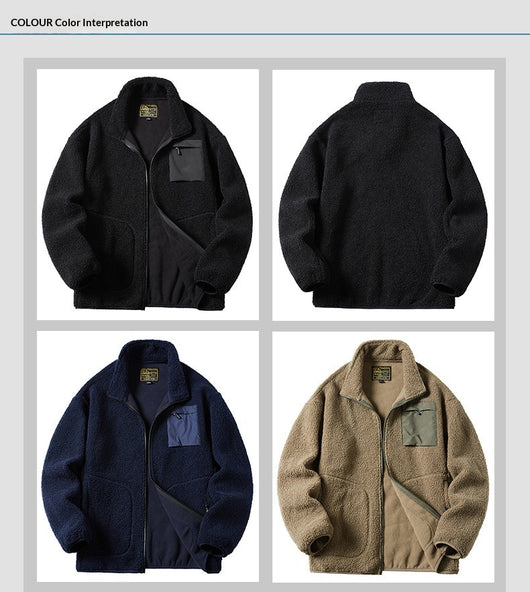Cardigan Polar Fleece para Hombre - Abrigo Térmico Outdoor - Image 14