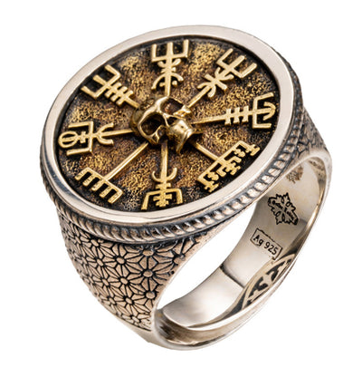 Anillo de Plata Ajustable para Hombre con Grabado Personalizado - Image 8