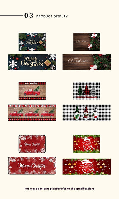 Tapete Navideño Decorativo para Puerta - Bienvenida Festiva - Image 17