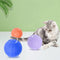 Pelota Rodante Silicona Inteligente para Gatos - Juguete Interactivo