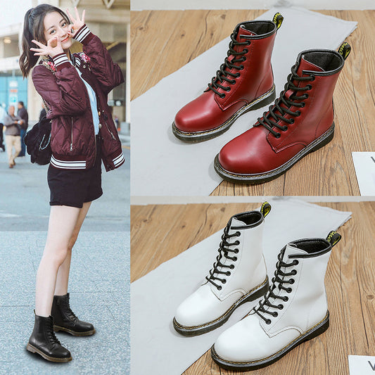 Botas Martin Estilo Británico con Suela Gruesa