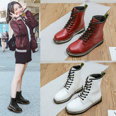 Botas Martin Estilo Británico con Suela Gruesa