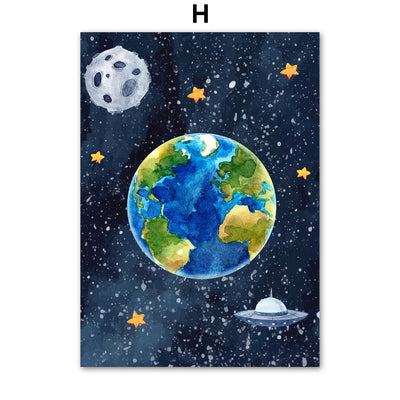 Cuadro de Lona: Astronauta en el Espacio - Image 11