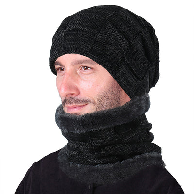 Gorro de Lana Cuadros Térmico para Hombre - Invierno y Otoño - Image 12