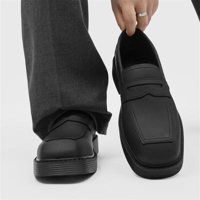 Zapatos de Cuero Estilo Británico con Suela Gruesa - Comodidad Hong Kong para Primavera y Otoño - Image 12