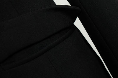 Abrigo Slim Fit con Cadena Diamante para Mujer - Image 12