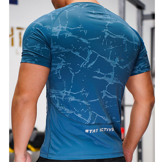 Camiseta Deportiva Hombre Transpirable Secado Rápido Absorbe Sudor - Image 14
