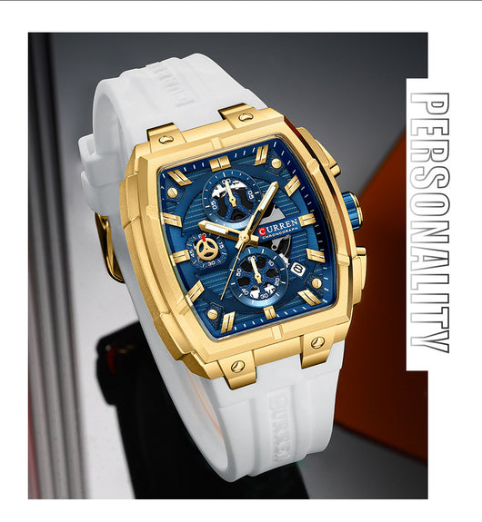 Reloj de Pulsera Hombre Impermeable con Calendario y Seis Agujas - Image 18