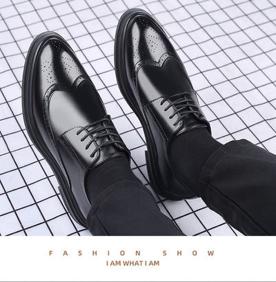 Zapatos de Cuero Oxford Estilo Británico para Hombre - Elegancia Profesional - Image 25