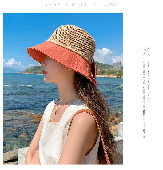 Gorro de Sol para Mujer con Malla Transpirable y Moño - Image 19