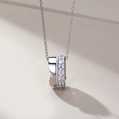 Collar de Pareja en Plata de Ley con Colgante para Mujer - Image 10