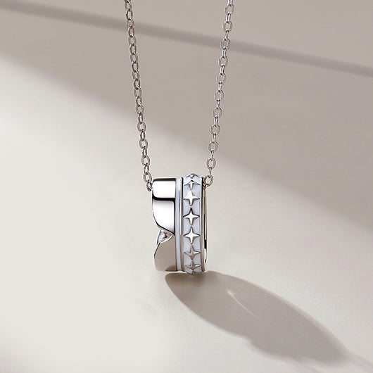 Collar de Pareja en Plata de Ley con Colgante para Mujer - Image 10