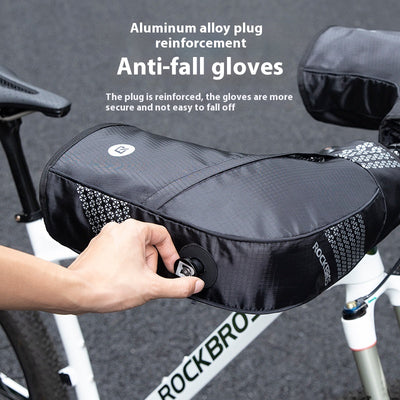 Guantes Protectores para Bicicleta de Montaña Invierno con Cobertura de Manillar - Image 3