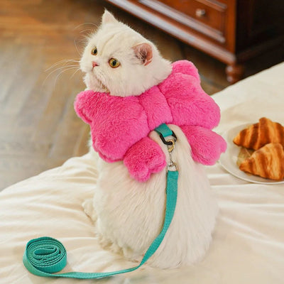 Arnés de Paseo con Moño para Perros y Gatos - Mochila Portátil Adorable - Image 9