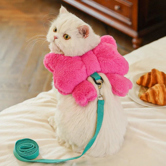 Arnés de Paseo con Moño para Perros y Gatos - Mochila Portátil Adorable - Image 9