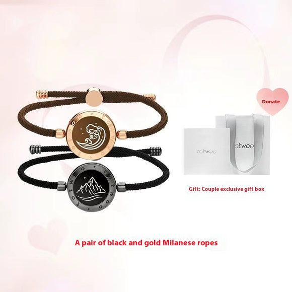 Pulsera de Pareja Promesa de Amor con Vibración