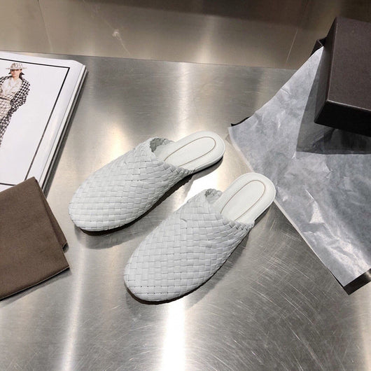 Pantuflas Tejidas de Lana de Oveja con Puntera Reforzada - Image 4