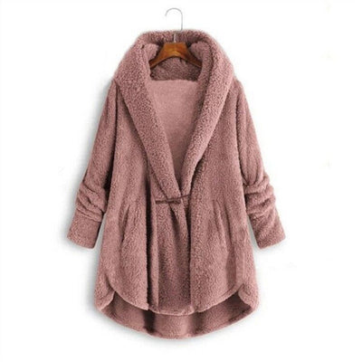 Chaqueta Casual con Capucha y Botones de Cuerno - Abrigo de Felpa Premium - Image 7