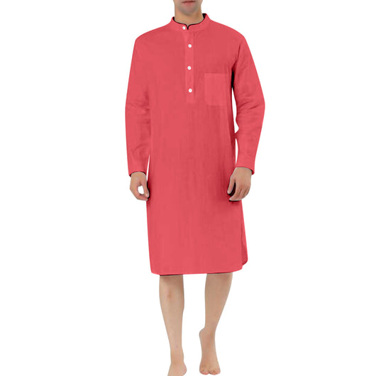 Bata Camisera Clásica con Bolsillos para Hombre - Image 21