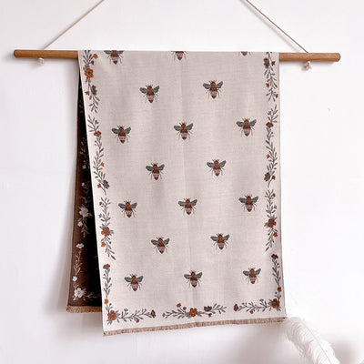 Chal de Cachemira Retro Tejido para Mujer - Abrigo Cálido Otoño Invierno - Image 7