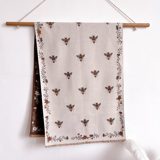 Chal de Cachemira Retro Tejido para Mujer - Abrigo Cálido Otoño Invierno - Image 7