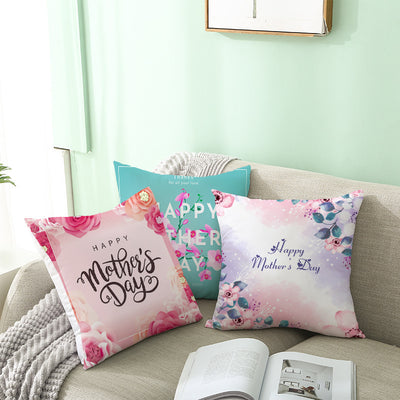 Funda de Almohada Día de la Madre Nórdica Piel de Melocotón