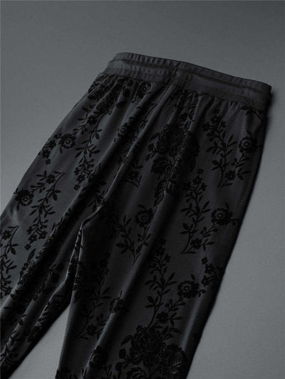 Conjunto de Dos Piezas: Suéter Cuello Redondo y Pantalón Jacquard - Image 10