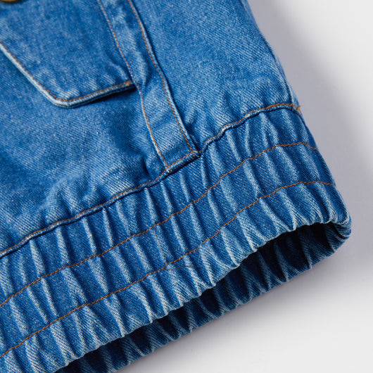 Chaqueta Vaquera para Hombre - Diseño Multi-Bolsillos, Abrigo Primavera Otoño - Image 9