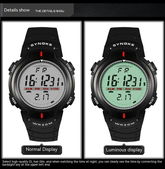 Reloj Deportivo Inteligente Pantalla Grande Resistente al Agua para Montaña y Aventura - Image 16