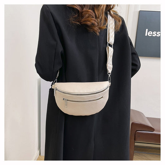Bolso Bandolera de Gran Capacidad con Correa Ancha - Image 17