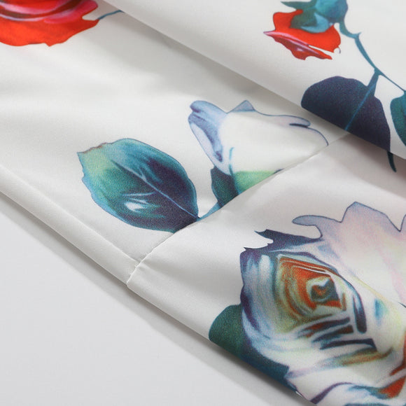Playera Retro Rose de Manga Larga para Parejas