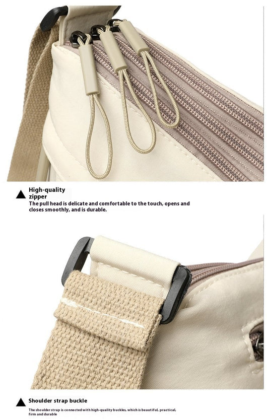 Bolso Mensajero Impermeable Multifuncional de Nylon para Mujer - Image 10