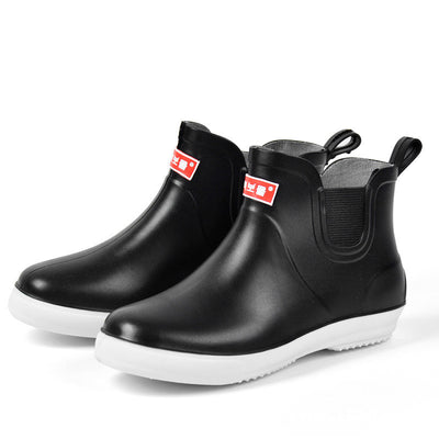 Botas de Lluvia Cálidas para Hombre - Zapatos de Caucho Impermeables con Suela Antideslizante - Image 6