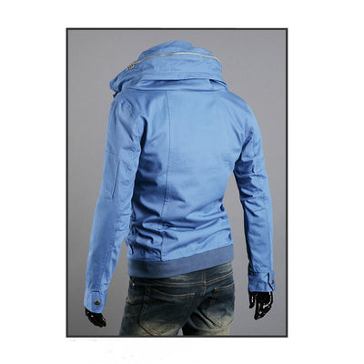 Chaqueta Táctica Versátil de Color Sólido para Hombre - Image 7