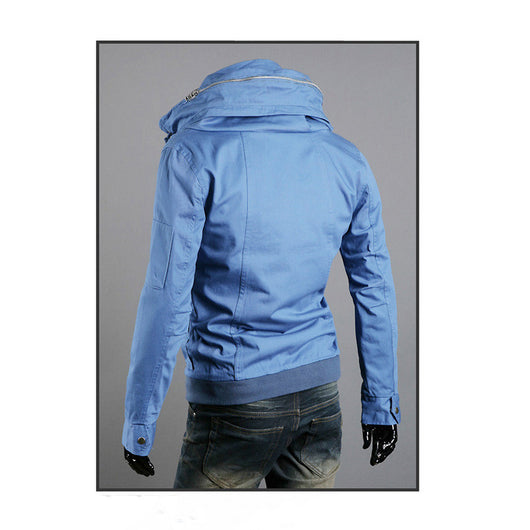 Chaqueta Táctica Versátil de Color Sólido para Hombre - Image 7