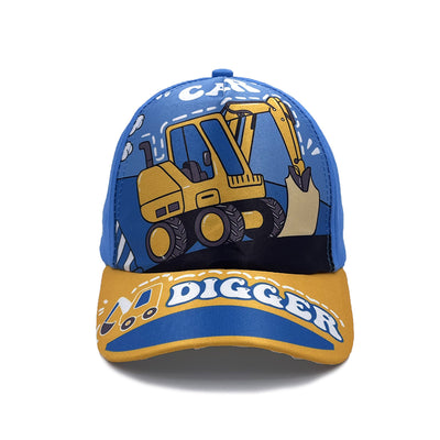 Gorra de Béisbol Infantil de Dibujos Animados con Excavadora - Image 9